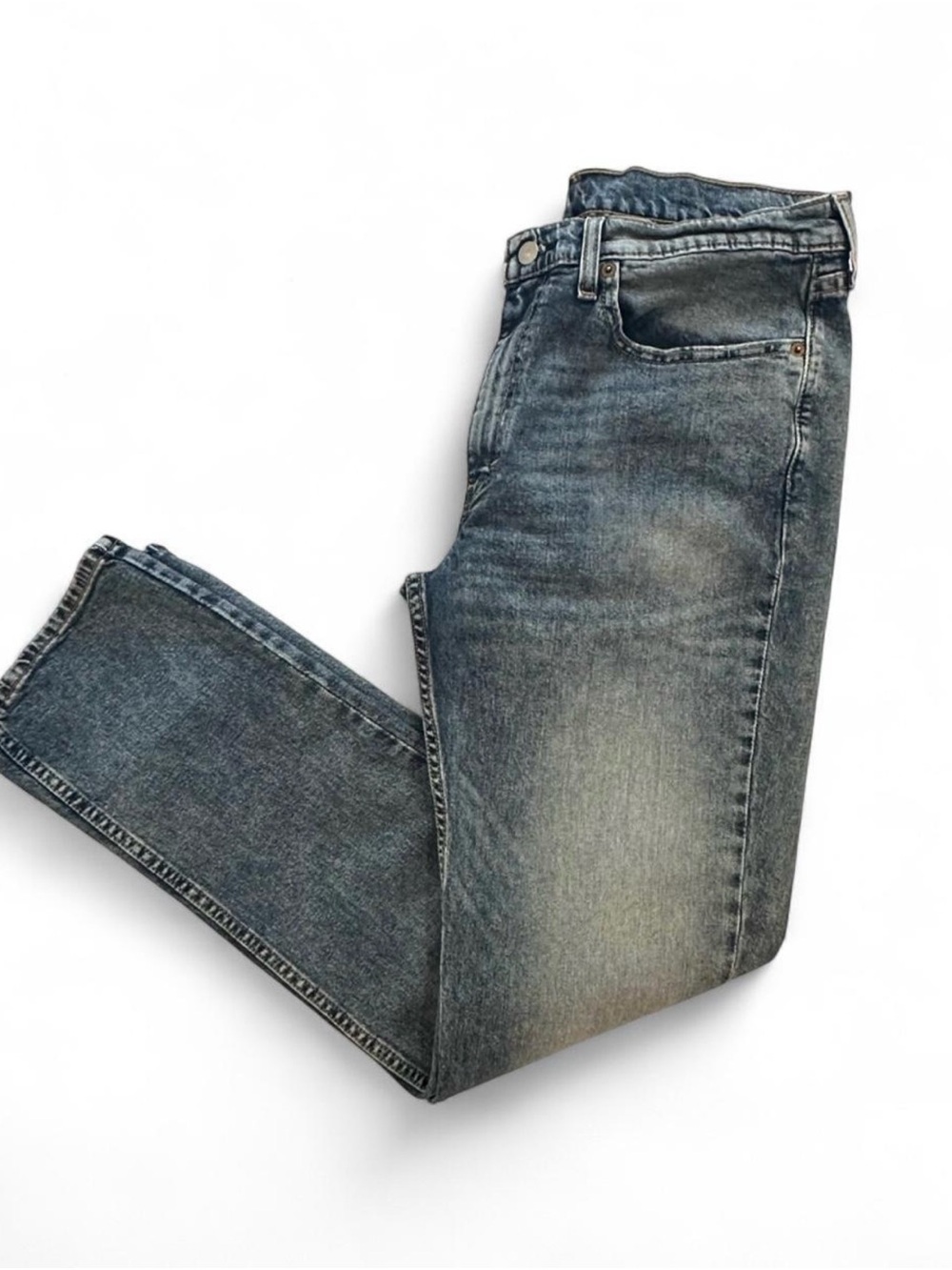 Levi's 514 Faded Blue Straight Low Rise Jeans